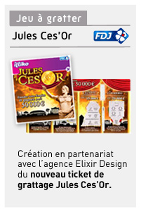 Jeu de grattage "Jules Ces'Or" - Française des jeux